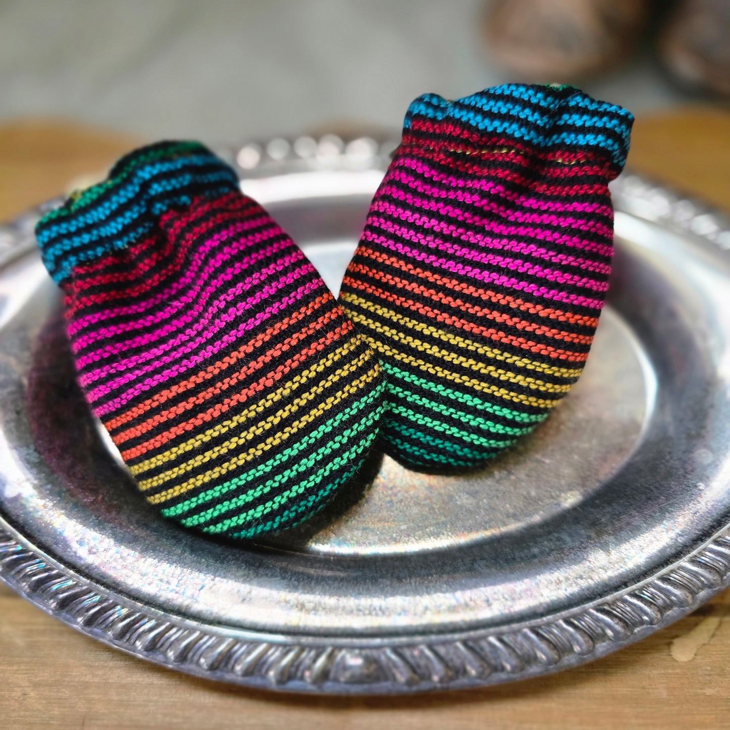 Mexican Baby Cambaya Mittens/Set