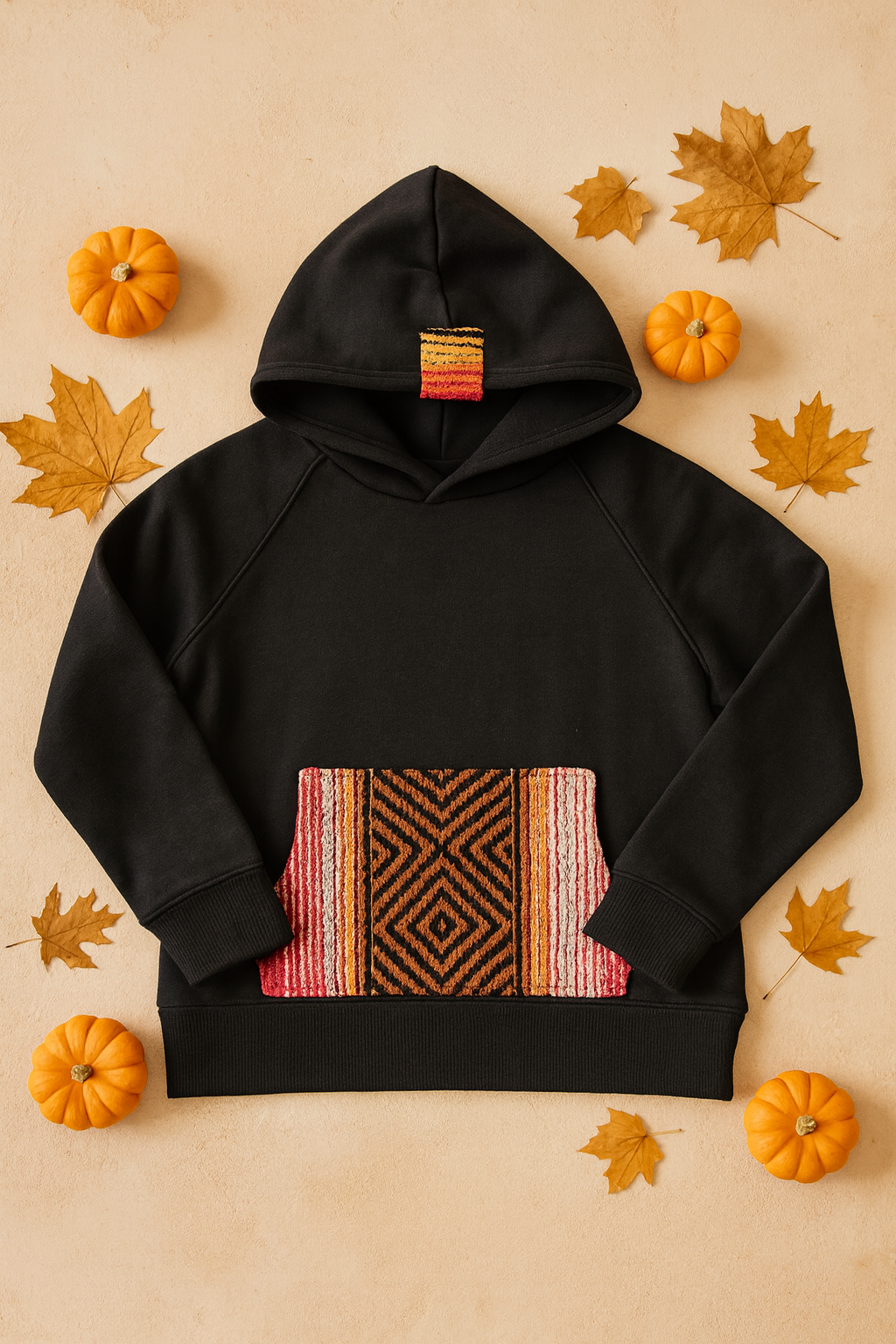 Black Sarape Hoodie