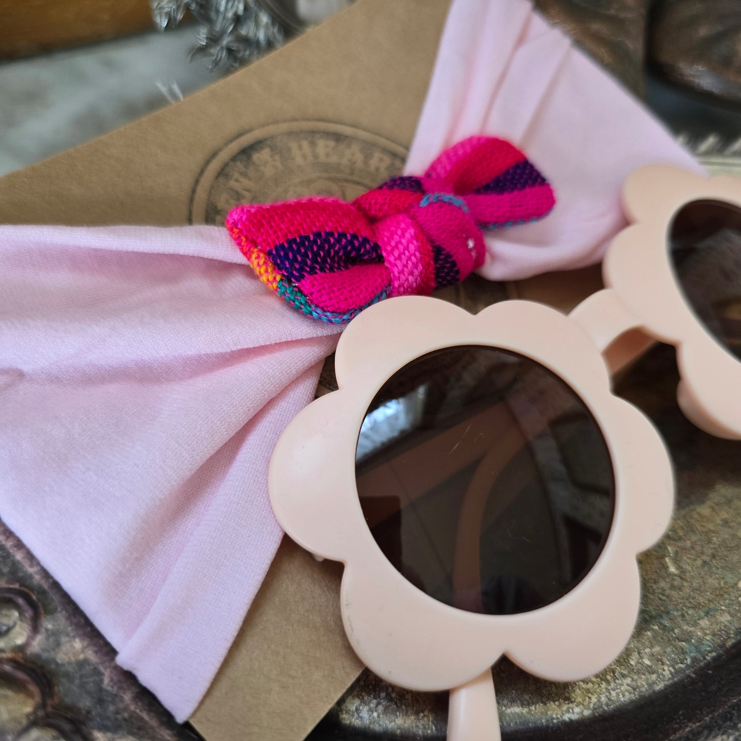 Mexican Baby & Toddler Cambaya Headband + Sunglasses