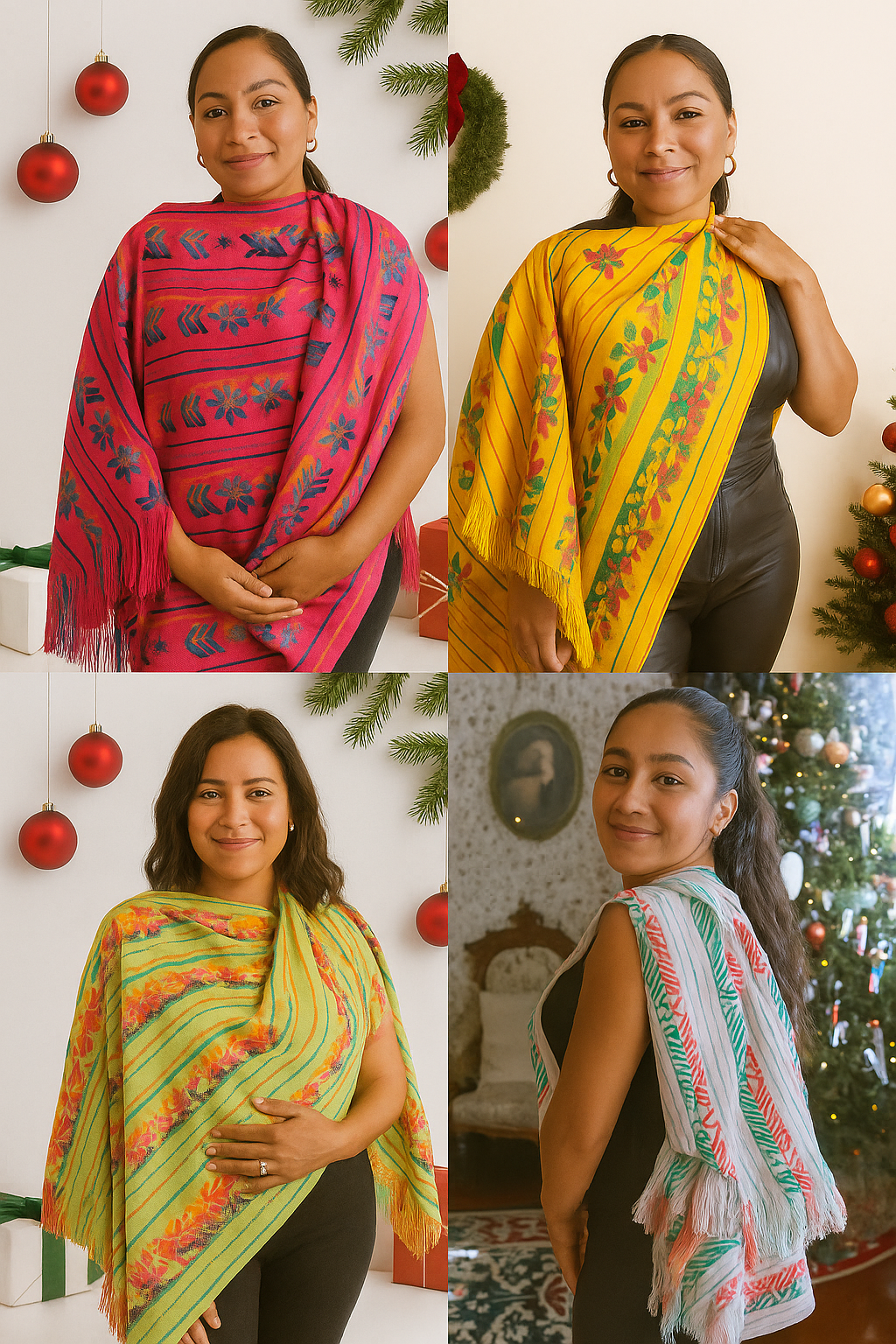 Women's Mexican Cambaya Shawls