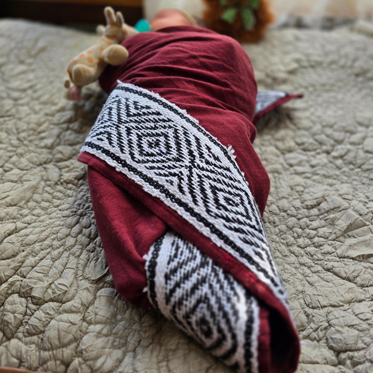 Sarape Swaddle & Mittens Set