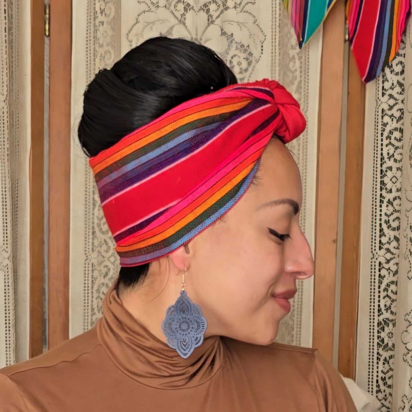 Cambaya Headwrap Red