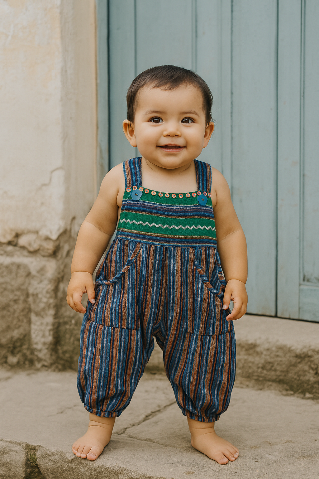 12-18M Guatemalan Jumpsuit