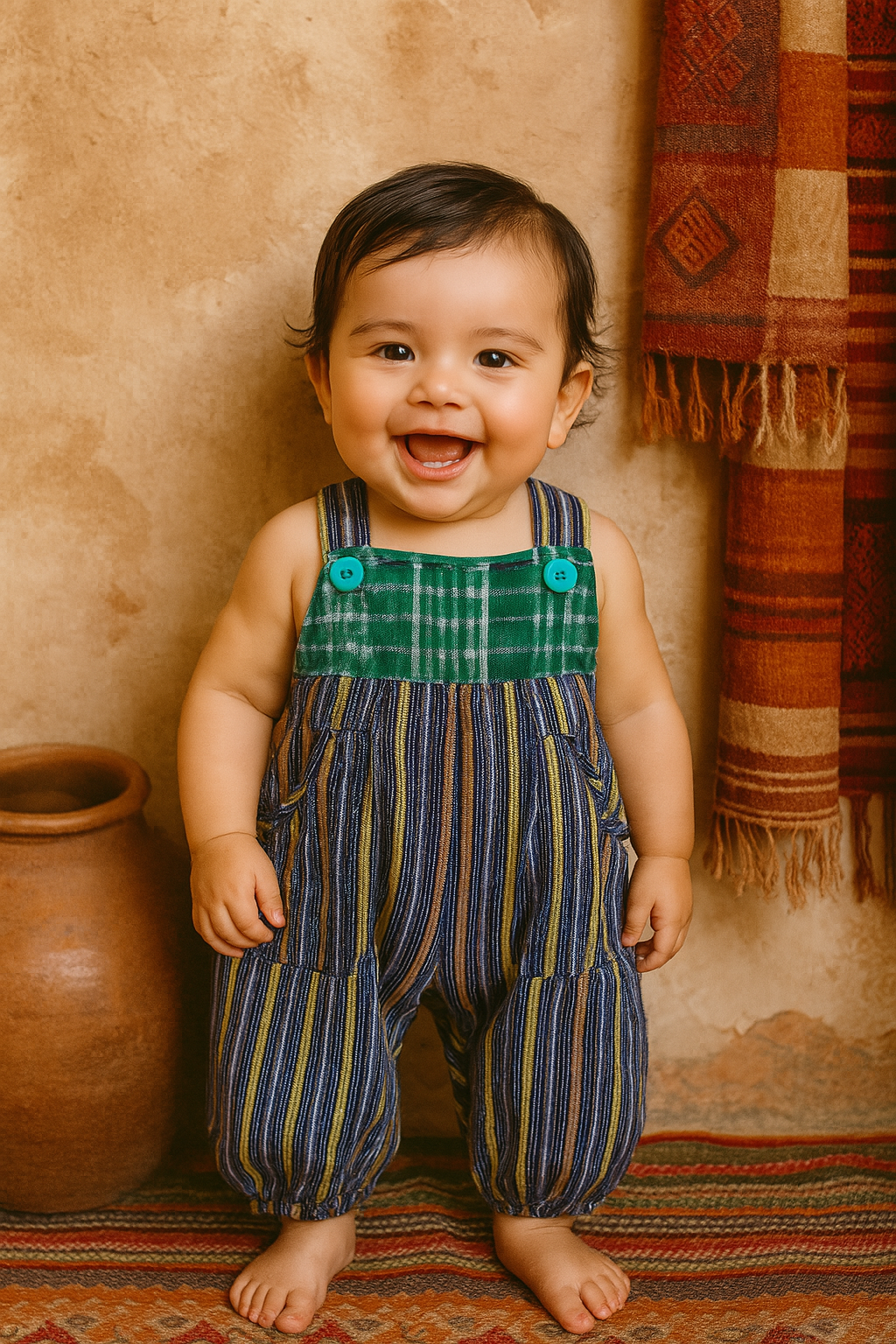 12-18M Guatemalan Jumpsuit